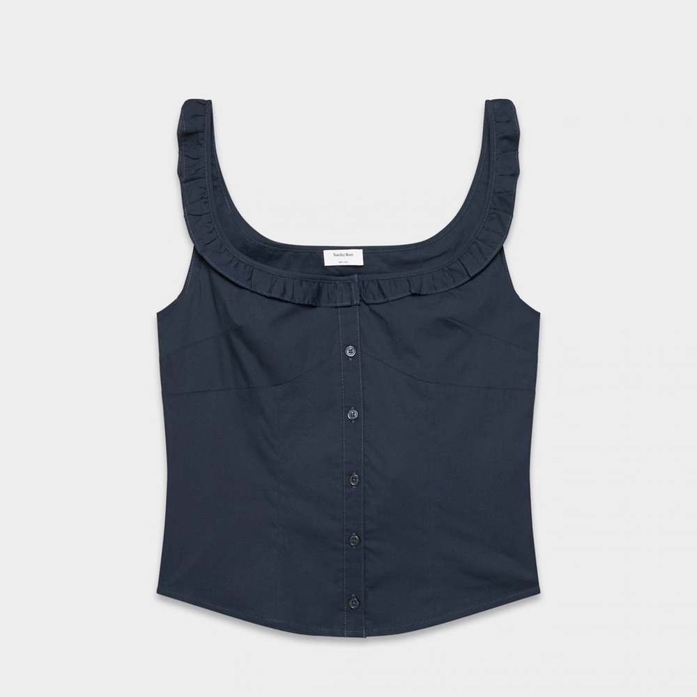 Sunday Best Glenda Poplin Top
